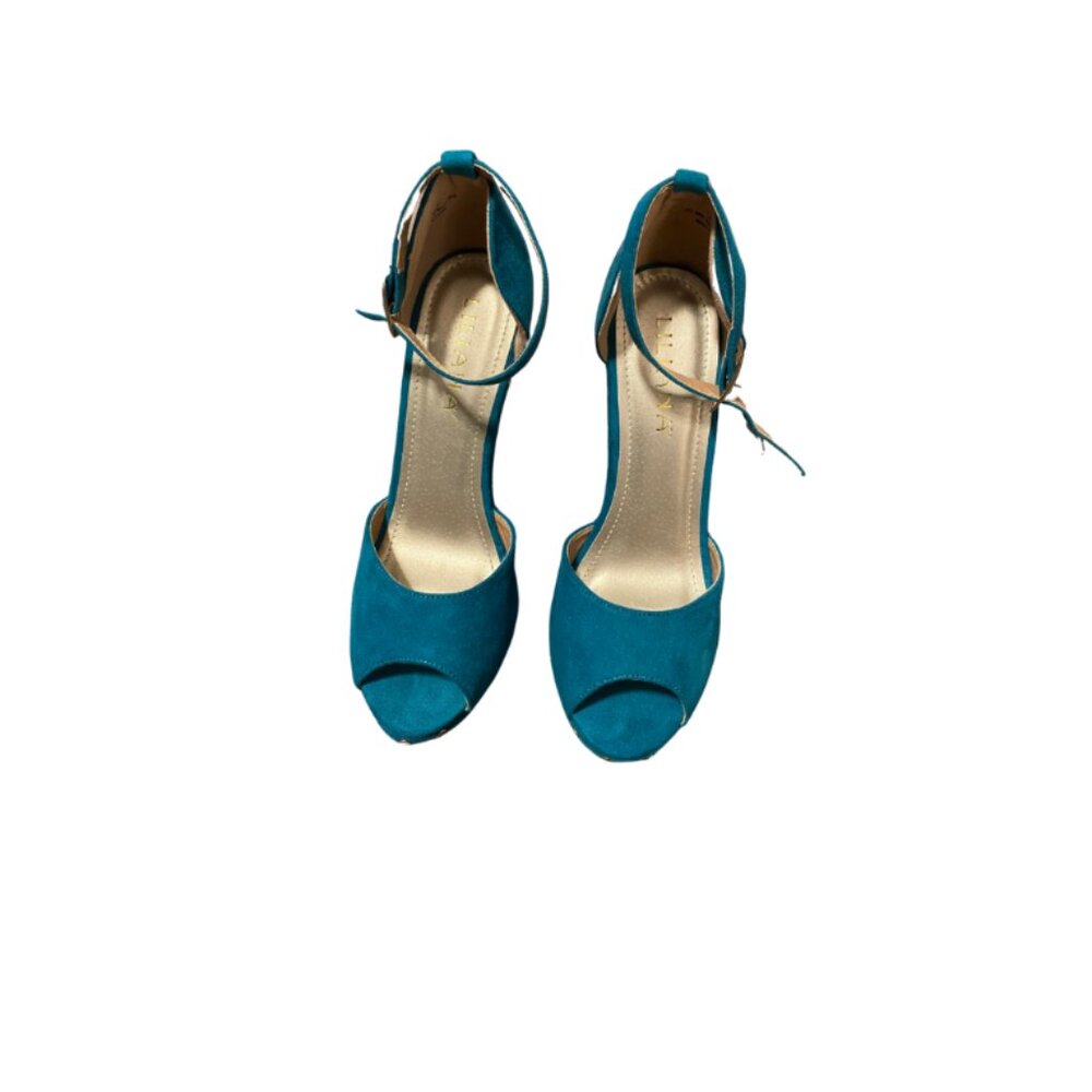 Liliana Brandie Seagreen Shoes Size 7.5